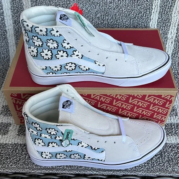 Vans Comfycush Sk8-Hi Mixed Cozy Marshmallow Pastel MENS - Picture 2 of 16